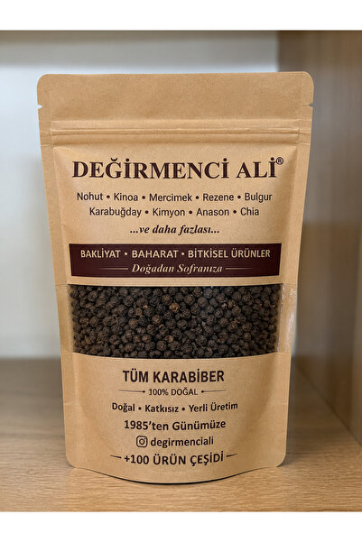 Tane Karabiber 500 gr Doğal Katkısız Baharat