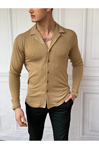MODEFENDİ Cămașă din tricotaj 100% bumbac, croială slim fit