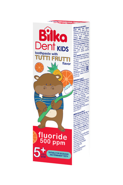 Bilka Collection 5+ Yaş Çocuk Diş Macunu Tutti Frutti 75 ml | Florürlü, Çürük...