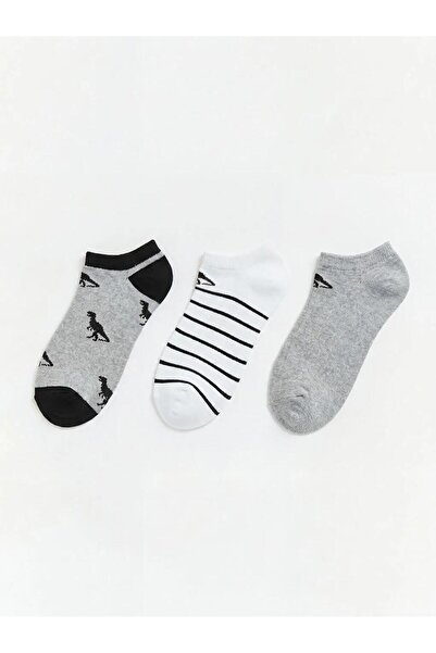 LC Waikiki Patterned Boy's Booties Socks 3-Pack (S6)