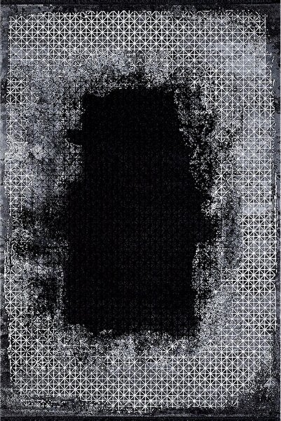 Royal Halı Nero Serisi Siyah-Beyaz N006A Modern Dokuma Halı 160x230