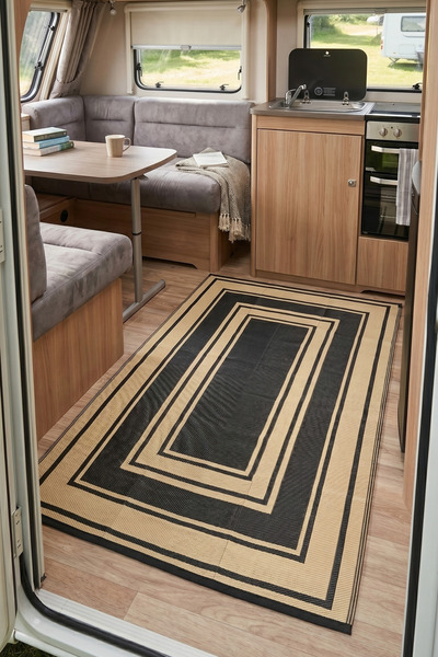 dekozer Esterilla XL Büyük Boy Katlanabilir Hasır Kilim Mat | Çift Taraflı-Pl...