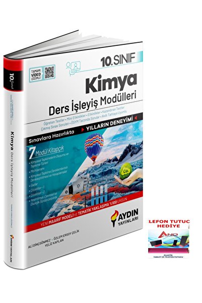 Aydın Yayınları 2026-2027 Müfradat 10 Sınıf Kimya Ders İşleme Modülü Yeni Maa...