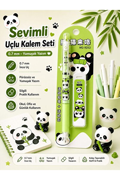 Miona Panda Uçlu Kalem 0.7 mm