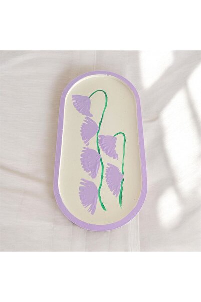 partridge store Handmade Hand-Painted Stone Decorative Multi-Purpose Plate 19 cm