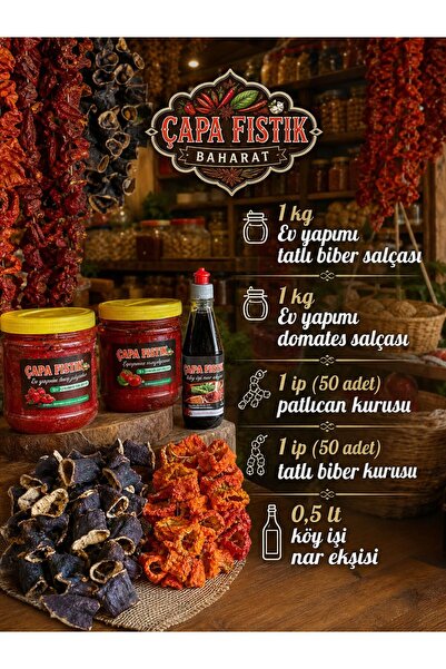 Çapa Baharat Antep Salça Kurutmalık Paketi