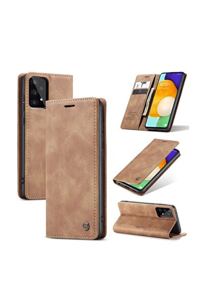 Caseme 013 Retro Θήκη Βιβλίο Brown (Samsung Galaxy A33 5G)