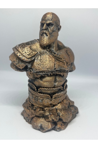 Msk Garage Kratos Figür - God of War - Bronz - 10 cm
