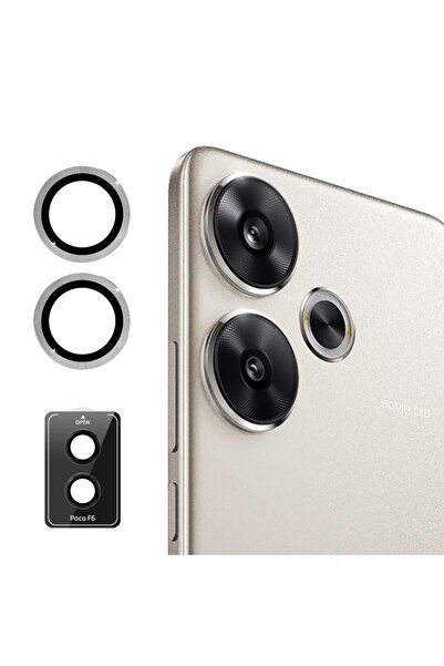 ENKAY Xiaomi Poco F6 5G Κρίκοι Προστασίας για Κάμερα - Lens Protector Rings S...