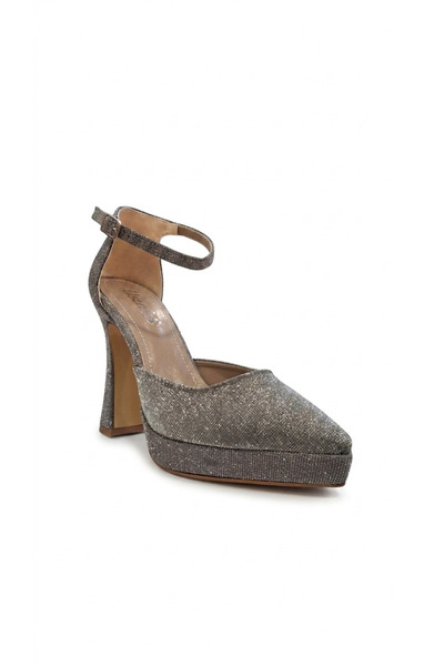 Ustalar Ayakkabı Çanta Pantofi cu toc pentru femei Platinum Glitter 634.400 SP