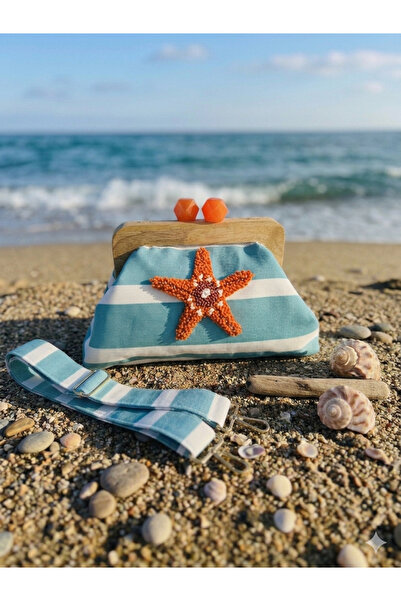 ozdesendesign Ahşap Burslu Çanta/Clutch