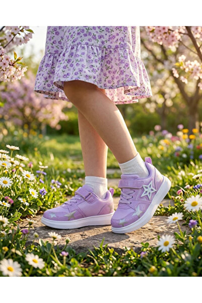 foopi Velora Phylon Cırtlı-Lastikli Kız Sneaker 31-35