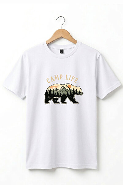 onsrawear Unisex Camp Life Premium Basic T-Shirt for Nature Enthusiasts with ...