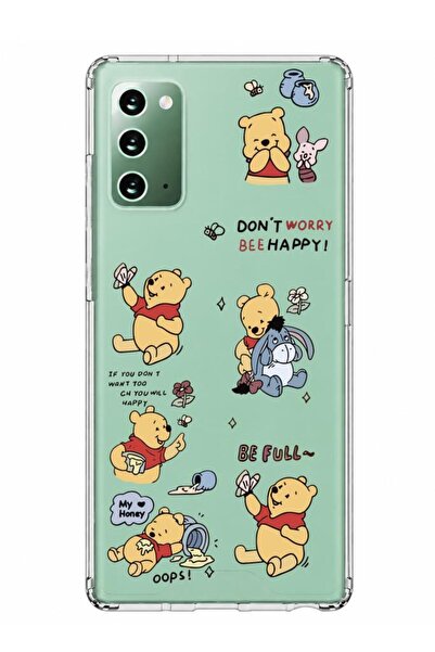 3GEN CASE Samsung Galaxy Note 20 Uyumlu Lüx Desenli Şeffaf Silikon Kılıf