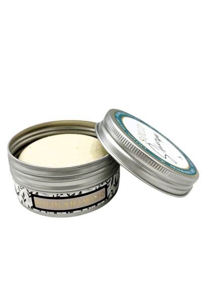 Ancient wisdom Sampon Solid pentru Utilizare Zilnica – Ingrijire Blanda, Revitalizant, cu Argila Alba, Ulei de Argan, Aloe Vera, Ulei esential de Lavanda, 70 g
