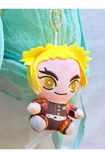 Demon Slayer Kyojuro Rengoku karakterli pelüş anahtarlık