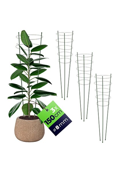 KADAX Suport inel pentru plante, 150 cm, 3 buc.