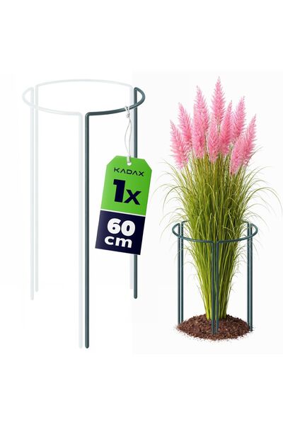 KADAX Țăruș de grădină, 1/3 cerc, 60 cm, oțel, verde, 1 buc.