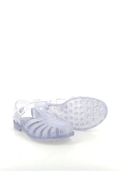 MEDUSE Sunmif Mat Argent Paillete - Mat Şeffaf Kadın Sandalet
