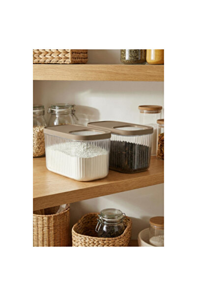 OSKA GLOBAL 2-Piece 7.5 Lt Multibox Mink Storage Container with Sliding Lid &...