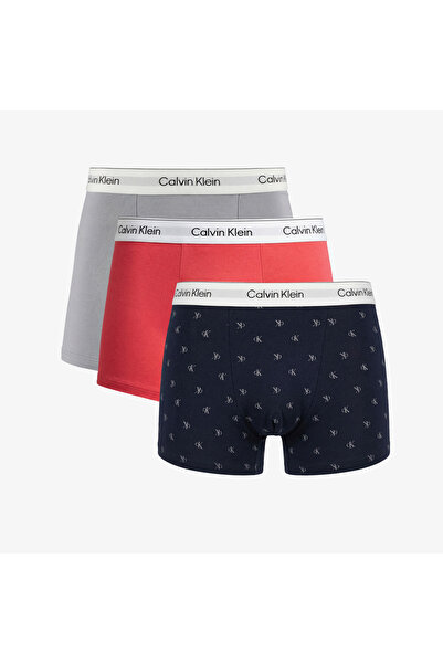 Calvin Klein Relaxed Fit Trunk 3'lü Erkek Pembe Boxer
