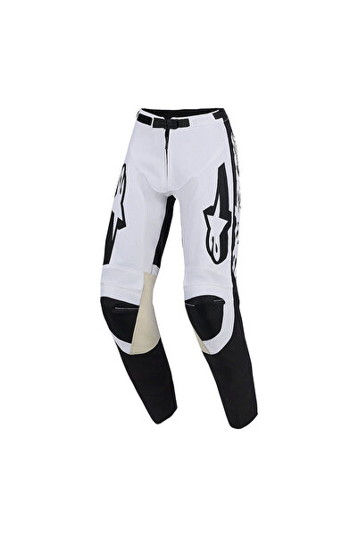 Alpinestars Racer Riway Off-Road Motosiklet Pantolonu Beyaz Siyah