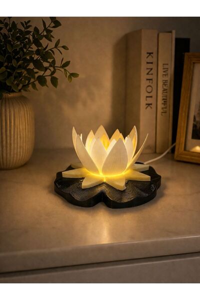 PRİNTLAB3D LOTUS GECE LAMBASI