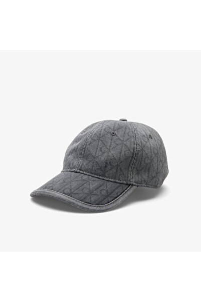 Calvin Klein Denim Emblem Burnout Patch Erkek Gri Şapka