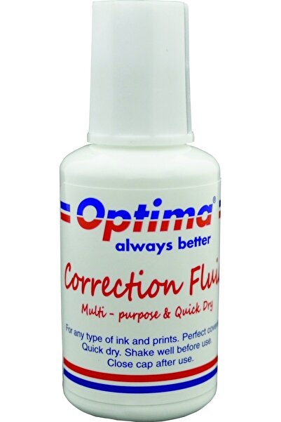 Optima Korektor v tekuté formě, 20 ml, se štětečkem, na bázi rozpouštědel (3l...