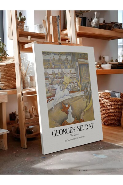 Postifull Georges Seurat - the Circus, Canvas Painting, Art Series No:111918