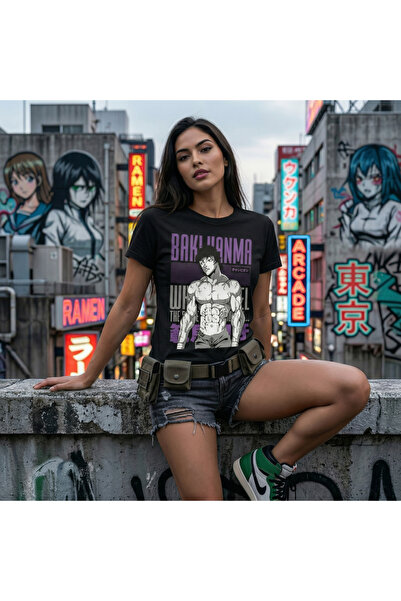 Silkensoul Grappler Baki Hanma Anime Printed Standard Cut Tshirt
