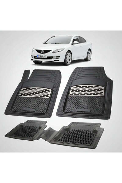 TEAMCAR Стелки за под за Mazda 6 GH хечбек с 5 врати 2008-2010 |   Сребърна в...