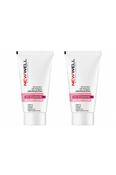 New Well Nemlendirici Cilt Yenileyici Leke Karşıtı Krem 50ML 2 li avantajlı
