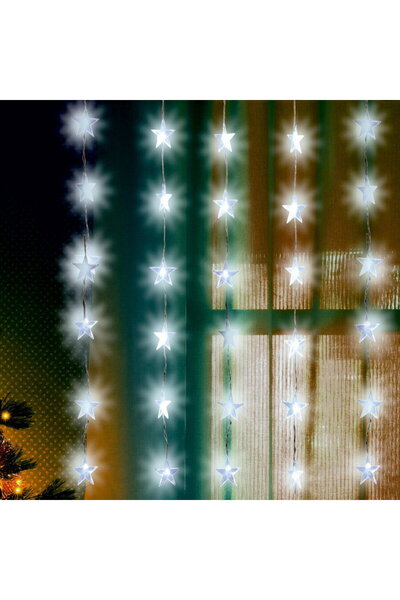 Somogyi Perdea de lumini cu LED-uri, decor stele