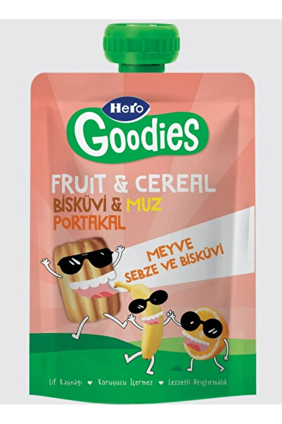 Hero Baby Hero Goodies Muz Portakal Bisküvi Havuç 100 Gr
