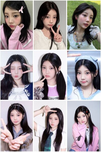 sevimliflower wonhee ILLIT 1 ADET FOTOKART PVC KAPLI 9*6 CM 6 ADET ALINDIĞIND...