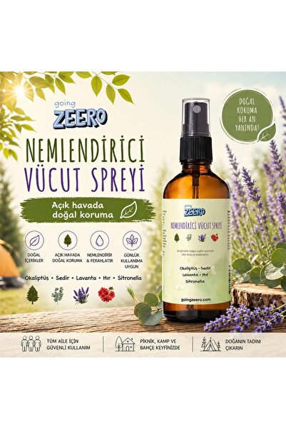 Going Zeero Nemlendirici Vücut Spreyi - 100 ml