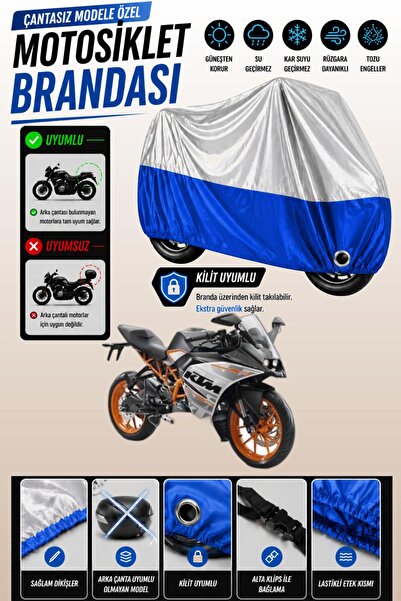 Cemku Twin Top Gray - Bottom Blue Ktm 250 Rc Abs Compatible Engine Cover, Rea...