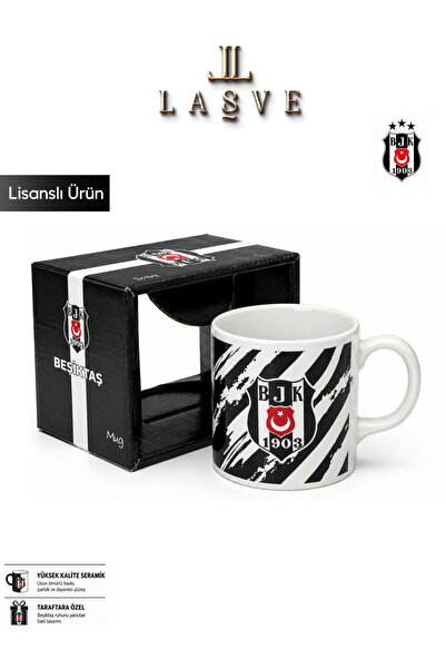 Beşiktaş YENİ SEZON SERAMİK LİSANSLI ÖZEL TASARIM KUPA BARDAK ÖZEL KUTULU