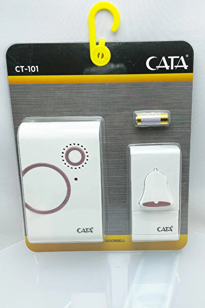 Cata Kablosuz Kapı Zili-35 Farklı Melodili-Pilli Kapı Zili-Çoklu Renk Seçeneğ...