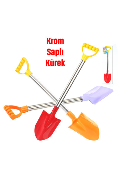 Shoplandu Krom Saplı Plastik Kürek 48 cm