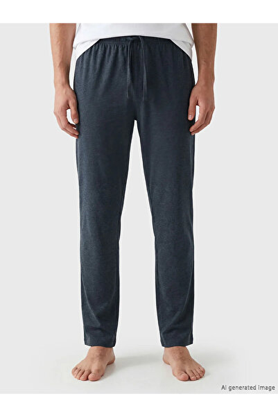 LC Waikiki Pijamale pentru bărbați, albastru marin, model standard, pachet de 2