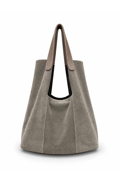 PaminBags Aksesuar Gerçek Süet Deri Sakaş Omuz Çantası PMN0071