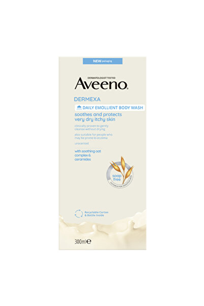 AVEENO غسول الجسم ديرمكسا المطري 300 مل