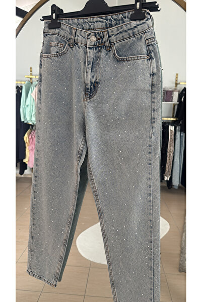 DENİZ Full Taşlı Jean Pantolon