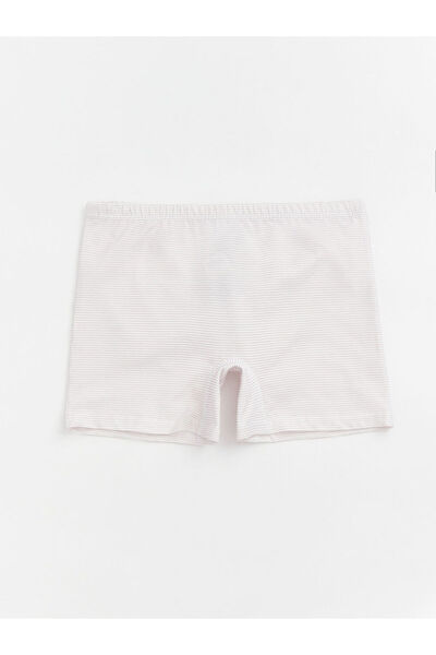 LC Waikiki Striped Girls' Boxer 3-Piece Set