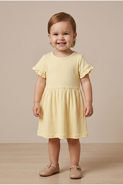 ETEN Girls Basic Dress S/S, 12M