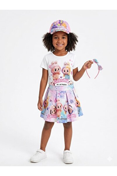 ÇİDO KİDS Hat and Skirt Set