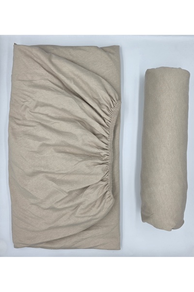 pınarhome collectıon Double Bed Cotton Stretch Fitted Sheet (160X200)
