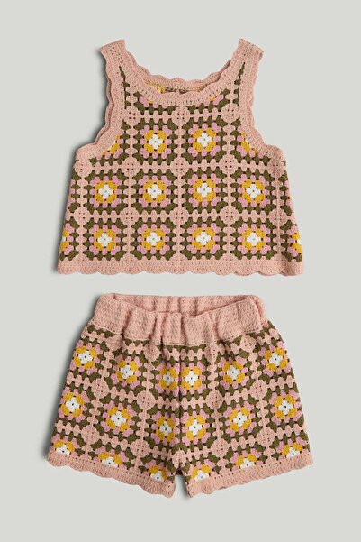 MOTHERCARE طقم توب كروشيه وشورت
